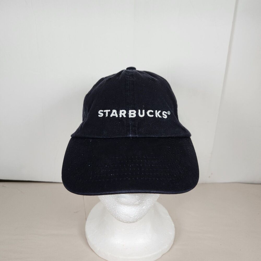 Starbucks Embroidered Logo‎ Dad Hat Black Adjustable Baseball Cap employee